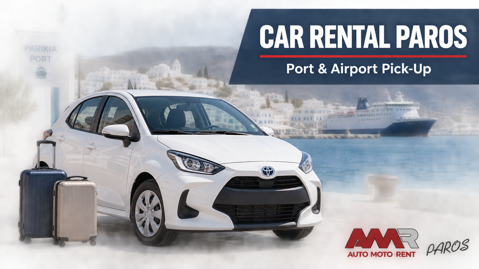 Car Rental Paros: Port and Airport Pickup, Prices and Smart Booking Tips