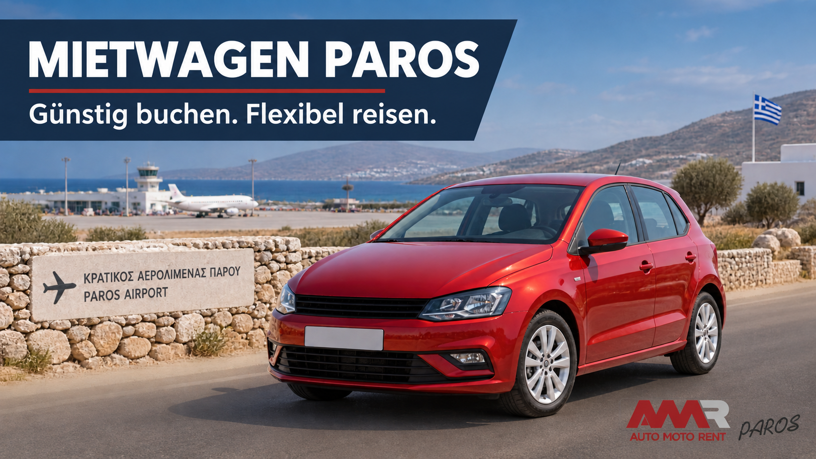 Mietwagen Paros: Günstig buchen, am Hafen oder Flughafen abholen
